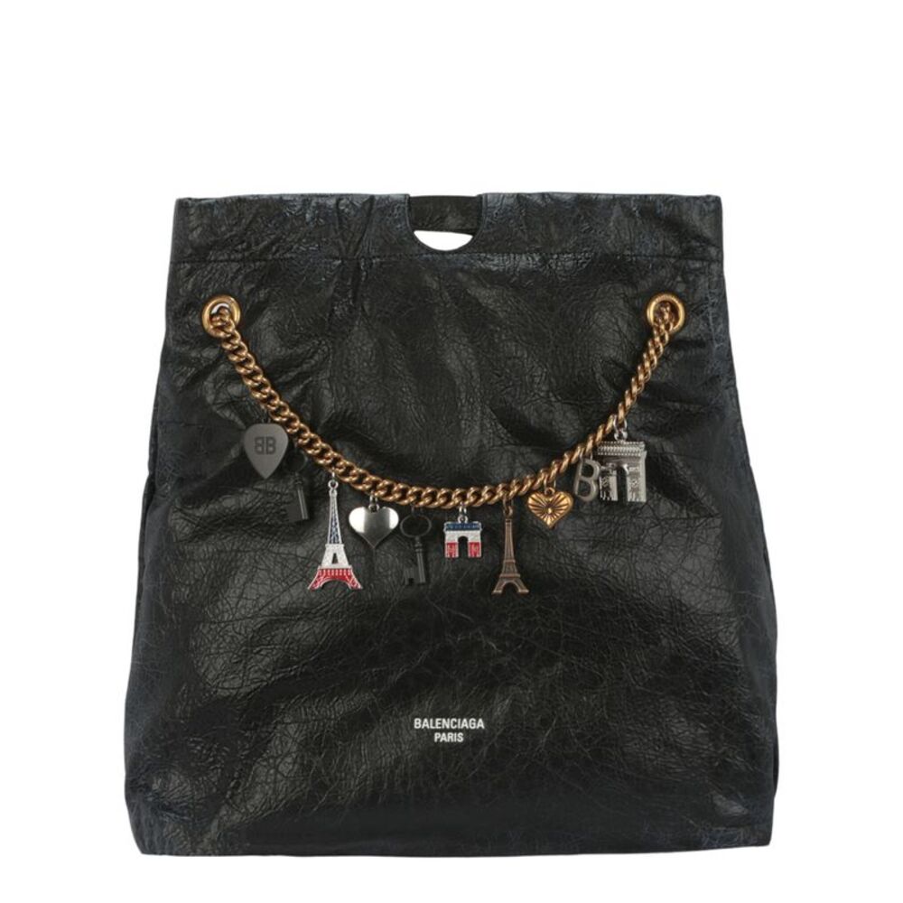 Balenciaga Crush Leather Medium Tote Womens - Picture 1 of 8